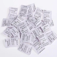 200 Pcs Food Grade Security Silica Gel Desiccant 200 pcs, As Picture Show 