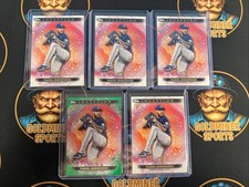 2024 Topps Inception Yariel Rodriguez #97 (RC) 5 Card Lot 1 Green 4 White