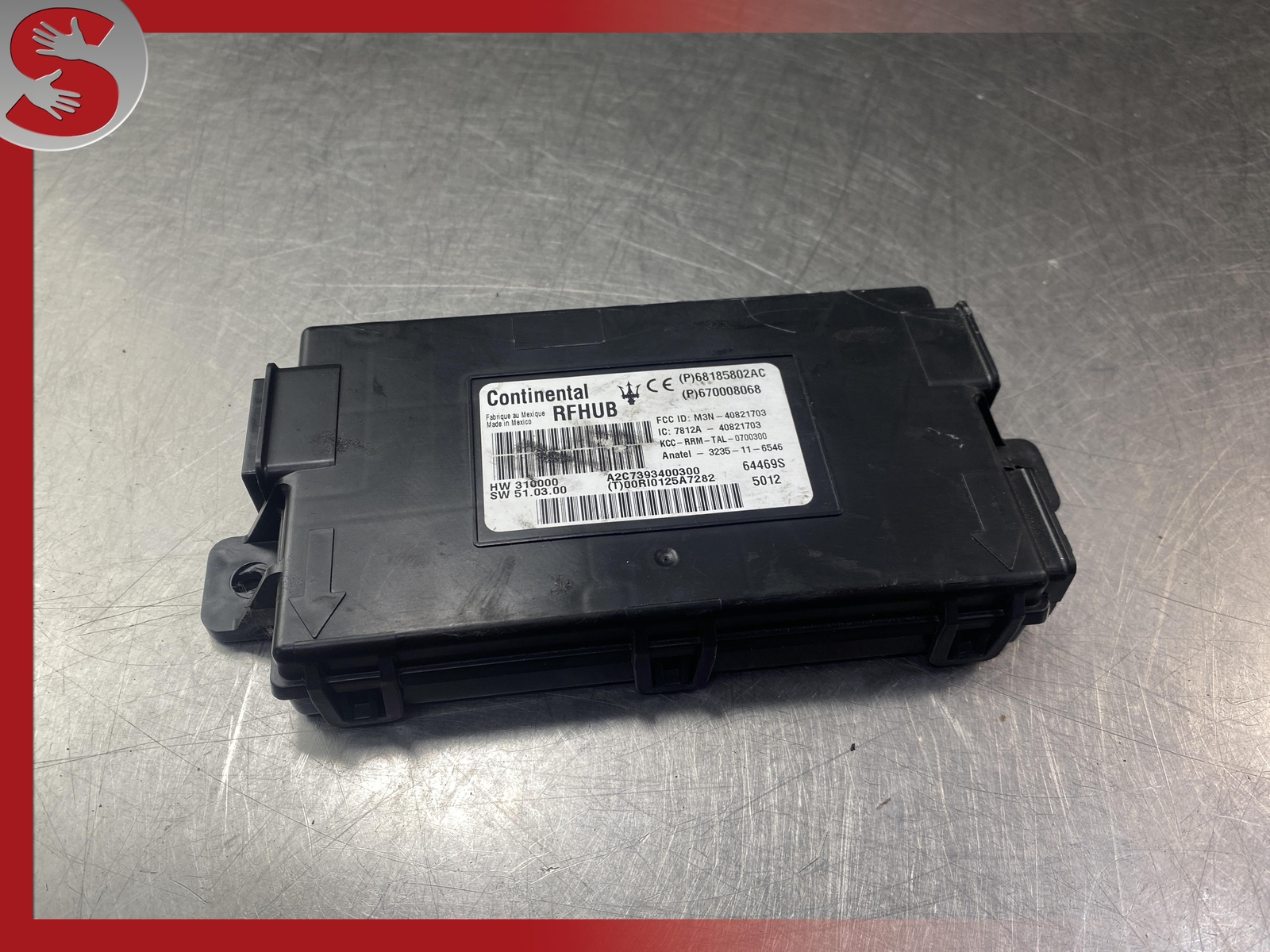 Maserati Ghibli 2014-2017 Keyless entry module P/N 68185802AC