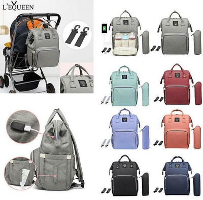 lequeen diaper bag usb
