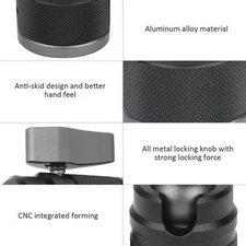 VELEDGE M4 1/4 Inch Screw Mini Aluminum Alloy Cold Shoe Ball Head