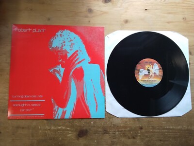 Robert Plant Burning Down One Side Excellent 12'' Vinyl Record SSK19429T