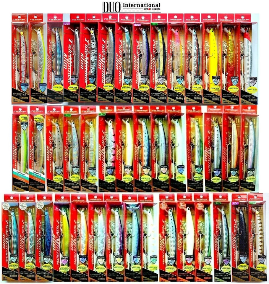 DUO Tide Minnow Slim 175 FLYER NEU 2023 Salzwasser Angelköder, Hartköder, Meeresbarsch