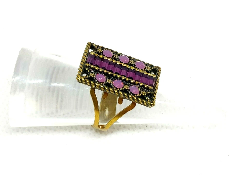 Precioso cristal púrpura Michal Negrin talla única para mujer. Foto 4 de 4