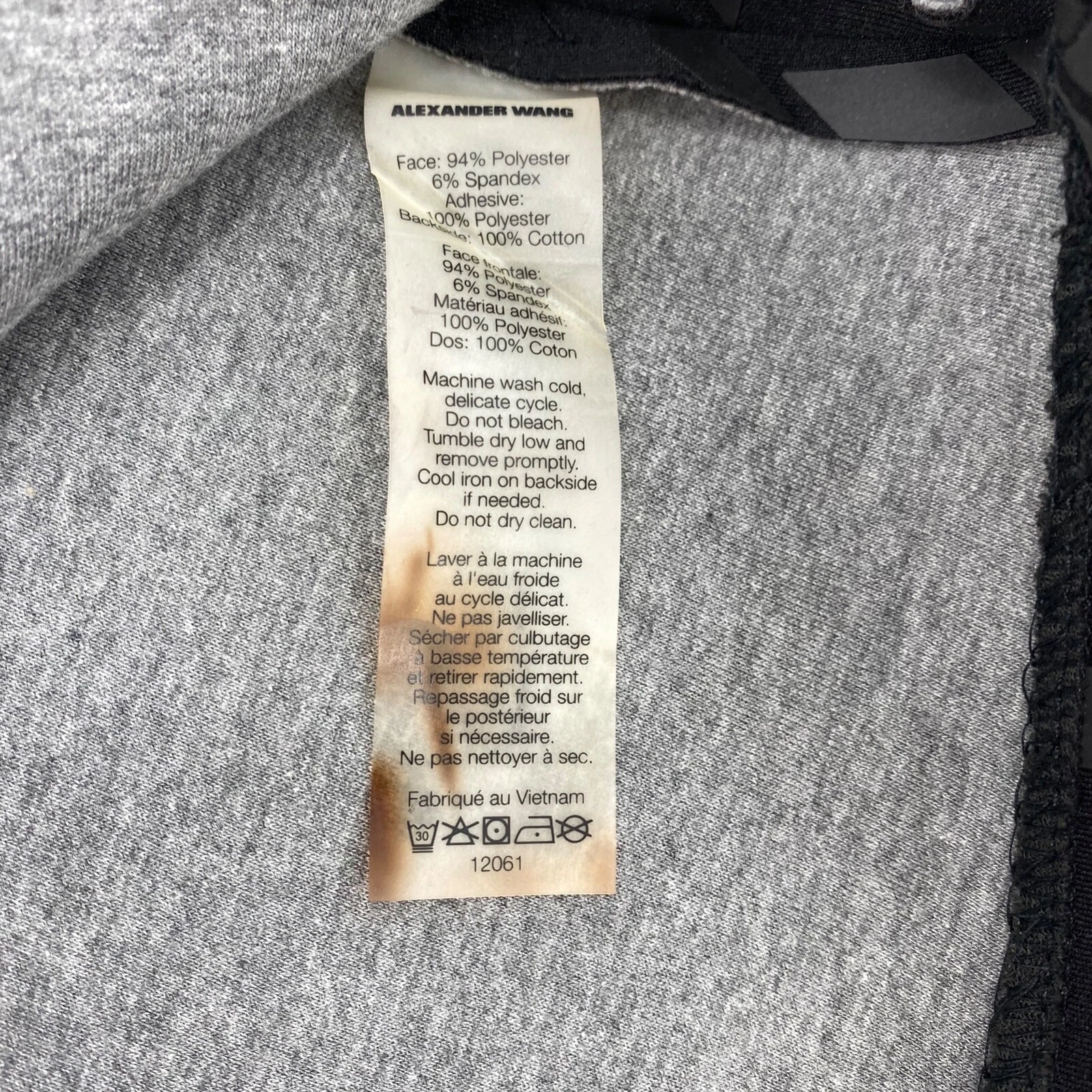 T Alexander Wang abito donna nero manica corta con tasche piccolo