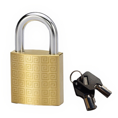 Lot of 4  tubular padlock; High Security 5mm shakle Solid Brass Padlock KD