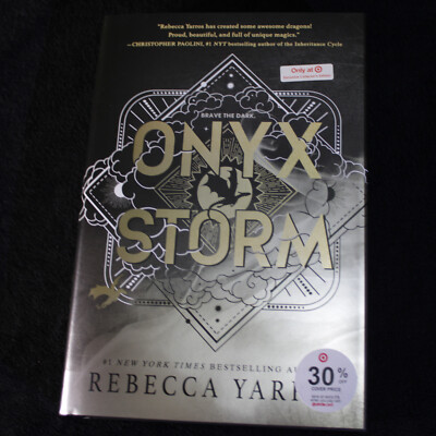 Onyx Storm Target Exclusive, Hardcover Collector's Edition By Rebecca Yarros