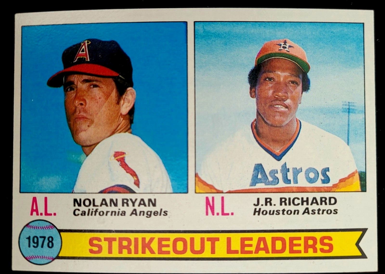 1979 TOPPS #6 STRICKEOUT LEADERS VINTAGE CARD NOLAN RYAN & J R RICHARD |  eBay