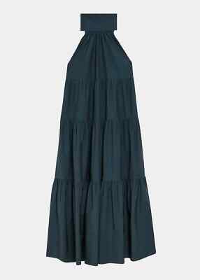 THEORY Sleeveless Tiered Halter Maxi Dress sz L NWT msrp $425 | eBay
