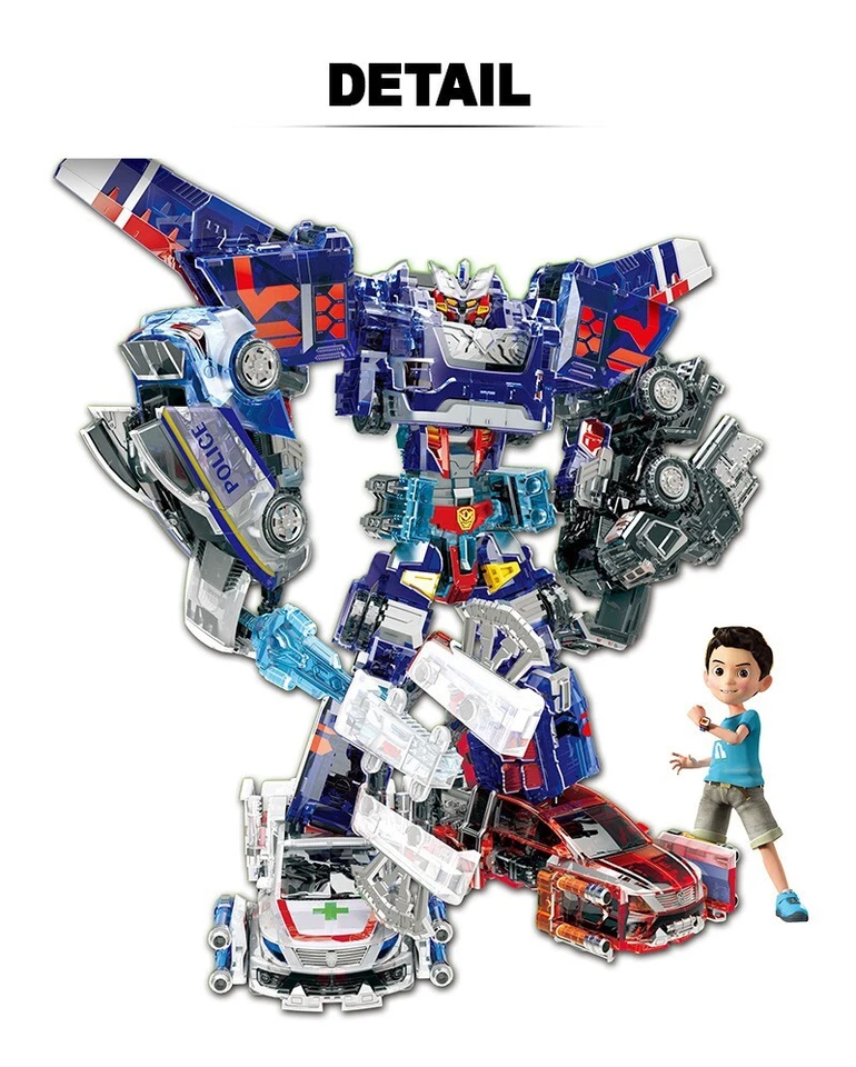 Hello Carbot Cristal PENTA STORM X Edición Limitada Robot Transformador 5 Coches Juguete Foto 3 de 4