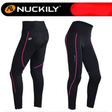 Women Comfortable Bicycle Tights Breathable 3D Gel Pad Trousers Cycling Pants 