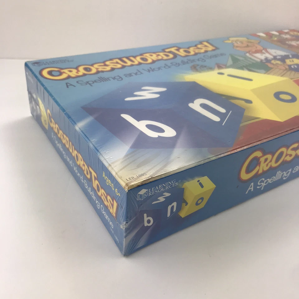 Crossword Toss Spelling Word Building Game Learning Resources Rare New Sealed - Image 2 of 4