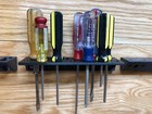 Double Row Screwdriver Mount | Efficient Storage for Screwdrivers & Tools