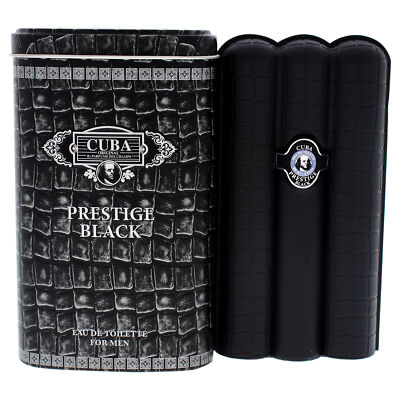 Cuba Prestige Black by Cuba for Men - 3 oz EDT Spray