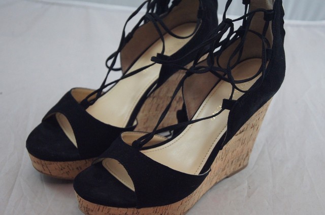 ankle tie wedge sandals