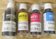 4PK Compatible for HP 32XL HP 31 Ink Bottles Smart Tank Plus 551 651 Printer