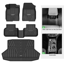 Floor Mats&Cargo Mat for Honda Civic Sedan 2022-2026 Anti-Slip All Weather Liner