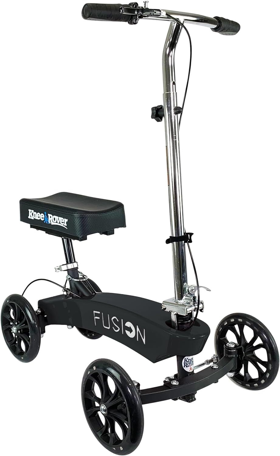 KneeRover Fusion Patented Knee Scooter 4 Wheel Steering Walker for