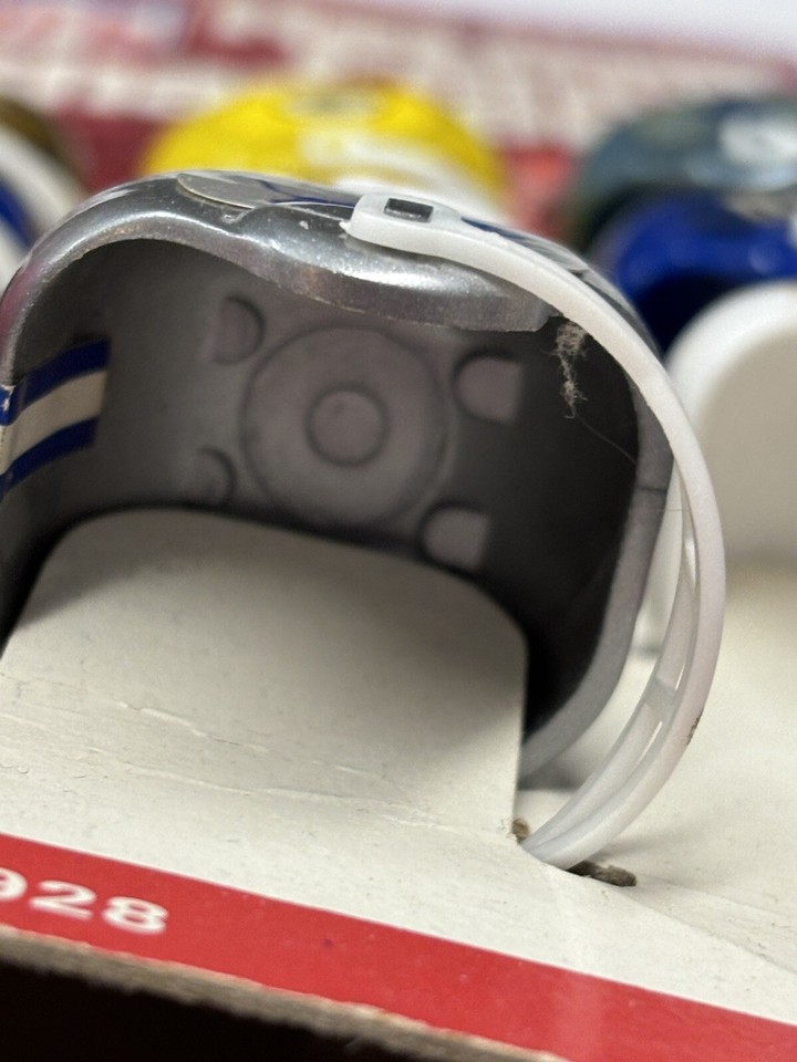 Lot of 26 Vintage NFL Plastic GUMBALL MINI FOOTBALL HELMETS Full