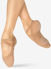 Bloch pink Splitsole Ballet Shoe Pink Patented Pro Flex Canvas Ladies 6B NEW