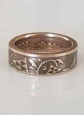 Ukraine Coin Ring 1 Hryvnia Coin Ring Ukraine Ring Handmade Ring Travel G