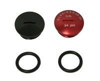 Deckel Kappen Verschlussschrauben Rot + Schwarz Motor FüR Simson S51 SR50 S70