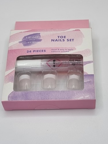 Head To Toe 24 Pieces Toe Nails Set (B100 A.CH)