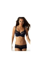 Panache Black HARMONY Full Cup U/W Bra 30 J and K Backs