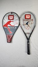 Wilson Mach 3 Tennis Racket T5542 - 4 1/2 in, Strung, OS, New Old Stock