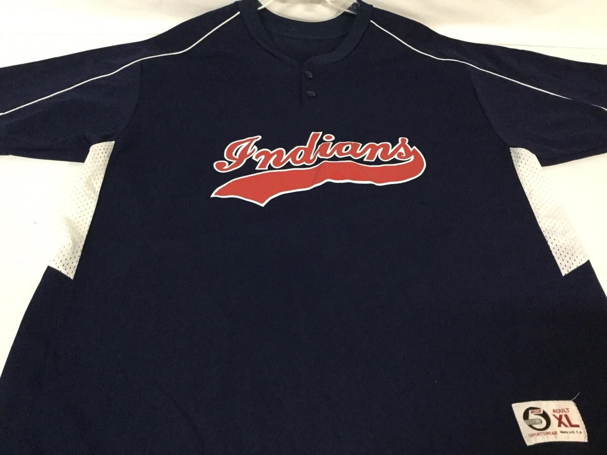 MLB Cleveland Indians Adults Button - Down Jersey 