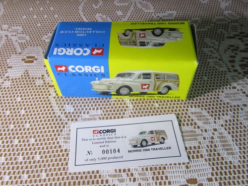 580Y Vintage 1995 Corgi Classics Schachtel Leere für Morris 1000 Traveller - Bild 2 von 9