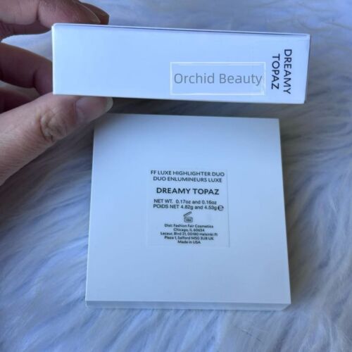 Nuevo Fashion Fair Luxe Resaltador Dúo ~ Topacio de ensueño ~ Tamaño completo 0,16 oz / 4,5 g - Imagen 4 de 4