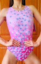 GK Elite Gymnastics Leotard Adult Small AS Competition Dance Costume Aerialist
