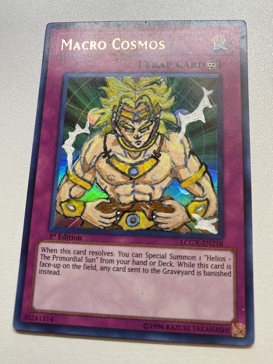 YUGIOH Altered Art Broly DBZ MACRO COSMOS LCGX-EN218 1ST ULTRA RARE MP YUGIOH Altered Art Broly DBZ MACRO COSMOS LCGX-EN218 1ST ULTRA RARE MP
