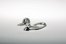 Kapselheber, Flaschen&ouml;ffner Enten-Form, versilbert, Anlaufgesch&uuml;tzt, 10 cm, NEU