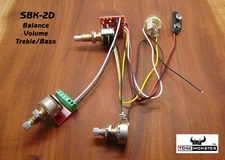 TONE MONSTER SBK-2D Bass Guitar Preamp +/-12dB 9-18V Balance Volume Treble/Bass