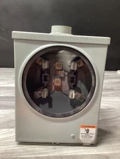 GE Electric Meter Box Socket SI 60 100A 741X2G143 Circuit Breaker #124E142PR6*CO