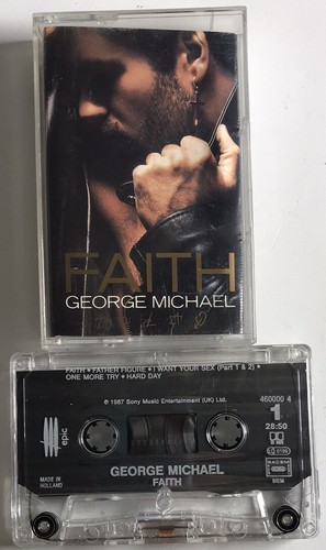 George Michael Faith Cassette Tape 1987 1980’s - Picture 2 of 4