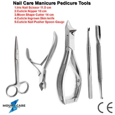 Podiatry Kit Cuticle Nipper Chiropody Manicure Pedicure Nail Care Instruments CE