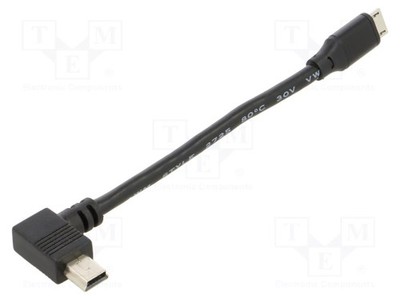 männlich,USB B mini USB 100mm Kabel-Adapter