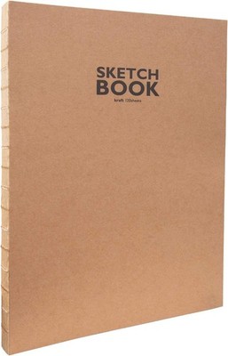 Sketchbook Honsell 32504 - Sketchbook Kraft Skizzenbuch mit offener