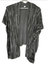 Lululemon Cardigan Womens One Size Knit Open Front Shawl Wrap Cocoon OS Sweater