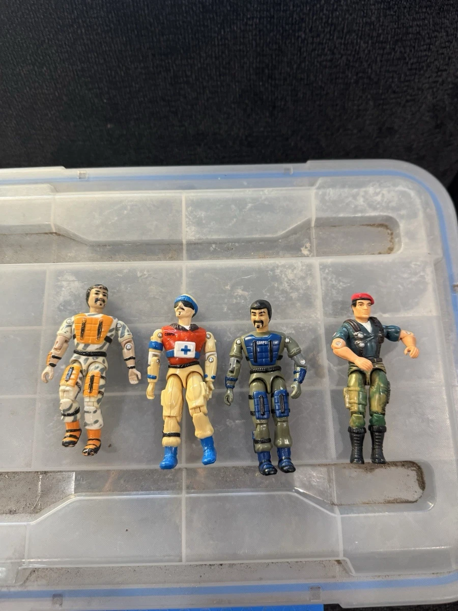 【未開封】1990年 THE CORPS！3-MEN Lanard/ GIジョー Vintage Lanard The Corps 3 3/4 Inch GI Joe Style Action Figure Lot