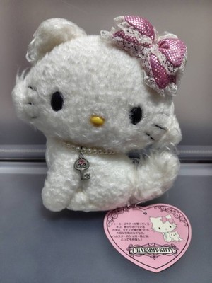 Charmy Kitty Plüsch Hello Kitty 2004 Sanrio Retro 16 cm Vintage Spielzeug
