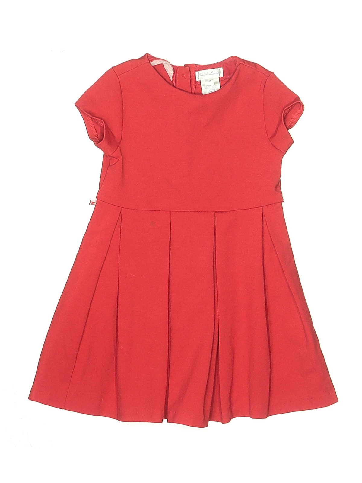 Ralph Lauren Girls Red Dress 24 Months