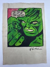 Roy Lichtenstein COA Art Painting Original Drawing Vintage Paper Signed