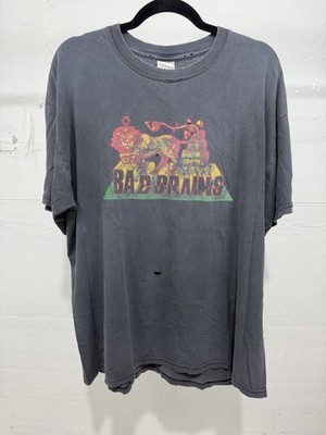 Vintage Bad Brains Shirt XL Thrashed Faded Hardcore Punk Rock
