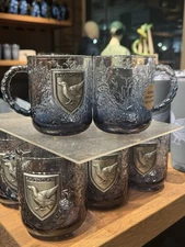 Harry Potter New York NY MM’25 Ravenclaw Hogwarts Glass Mug Cup NWT