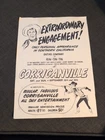 Vintage Rin Tin Tin At Corriganville Advertisement Hand Flyer