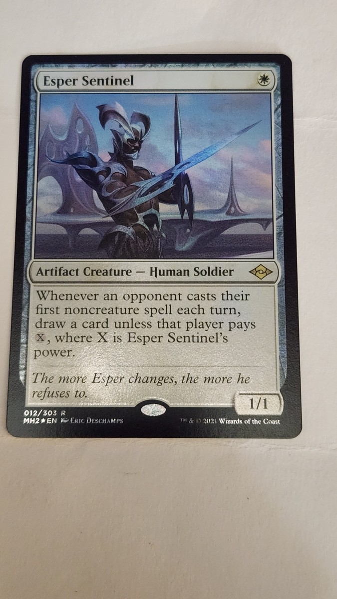 FOIL Esper Sentinel MTG MH2 012 Modern Horizons 2 Rare EDH Staple